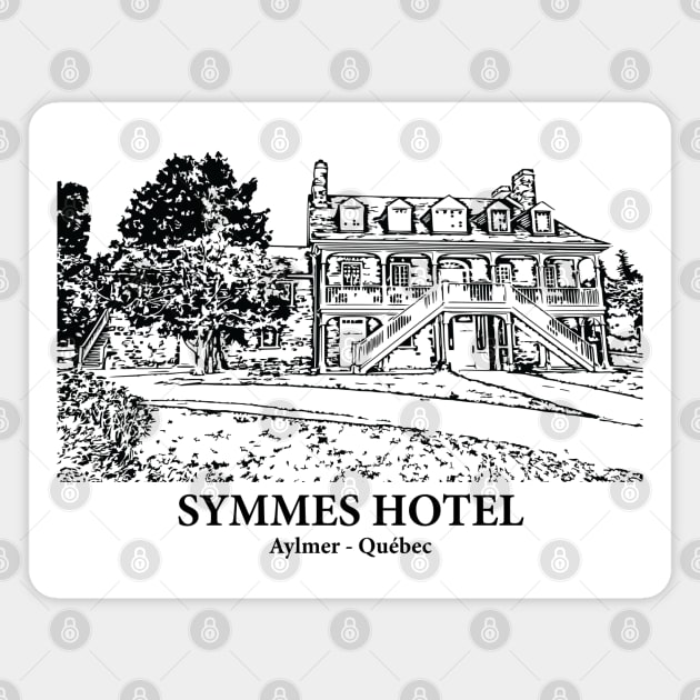 Symmes Hotel - Aylmer QC Magnet by Lakeric